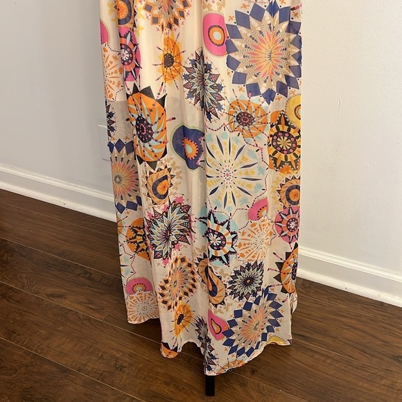 Cals Maxi Lightweight Sheer Flowy Dress , Sz. S. - Picture 4 of 13